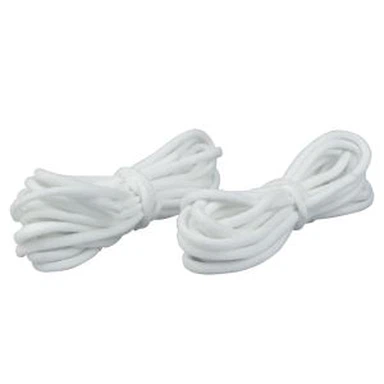 3. 5 מ"מ חבל אוזן עגול לבן חד פעמי